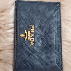 Prada cardholder saffiano leather